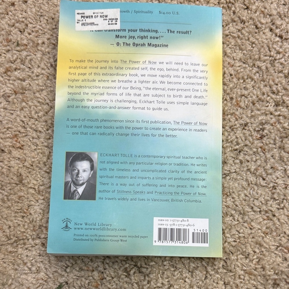 's The Power of Now - Green and Yellow Cover - Picture 5 of 6